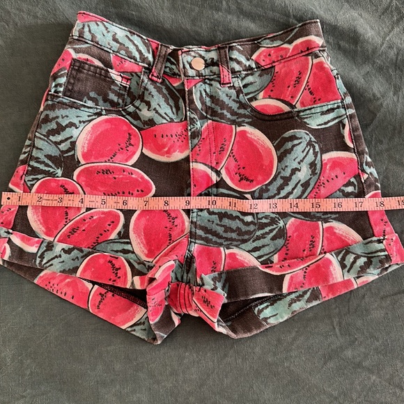 American Apparel watermelon high waist shorts - Picture 5 of 7